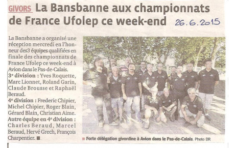 Championnat du Rhone UFOLEP